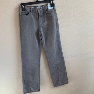 Cat & jack relaxed straight dark gray boys jeans with adjustable waist